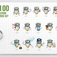 2 персонажа робота для сайтов и блогов