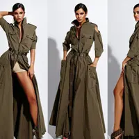 Платье-рубашка с интересными рукавами и карманами