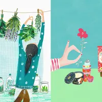 Скетчбук гуашью