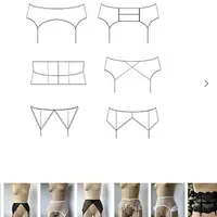 6 моделей поясов для чулок и гартеров