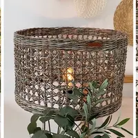 Напольный абажур с ромбовидным рисунком