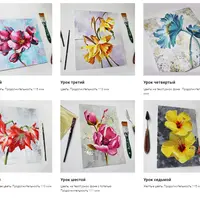 Цветы. Акрил
