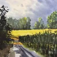 Акварельные пейзажи