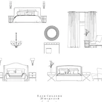 Модели для ArchiCAD. Блок "Спальня"