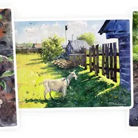 Акварельный марафон «Моё лучшее лето»