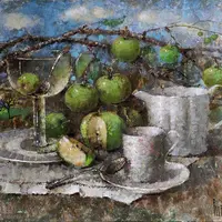 Зеленые яблочки