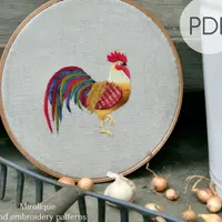 Схемы для вышивания «Петух» и «Курица»