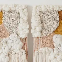 Ткачество, вышивка и перфорация иглой: создание текстильной картины