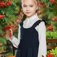 Фотошаблон "В саду горит костёр рябины красной"