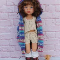 МК Фантазия-2: кардиган на Паолок и Минуш