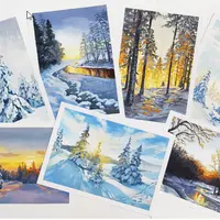 Зимний пейзаж. Масло