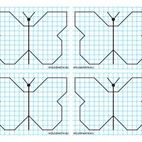 Бабочки по клеточкам. Обучающий квест