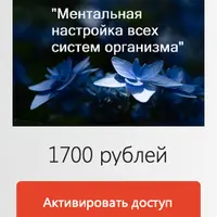 Молчаливая медитация «Ментальная настройка всех систем организма»