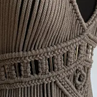 Платье-макраме