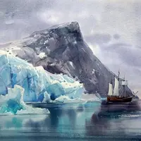 Акварельный лед