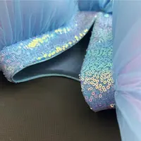 Пышное платье с пайетками