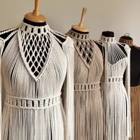 Платье макраме №2 с плечиками