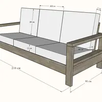 Проект уличного дивана