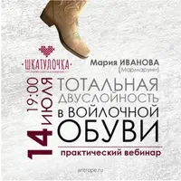 Тотальная двухслойность в войлочной обуви