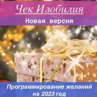 Чек Изобилия. Программирование желаний