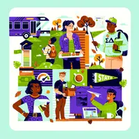 Векторная иллюстрация для ярких композиций