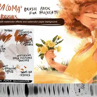 Набор кистей для Procreate «La Paloma»