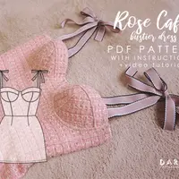 Платье-бюстье Rose Cafe Bustier Dress