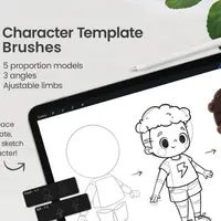 Кисти для создания детских иллюстраций. Ultimate Procreate Illustration Kit