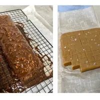 Шоколадный рулет и сливочный ирис