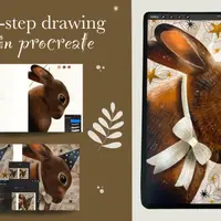 Пошаговое руководство по рисованию. Заяц в Procreate