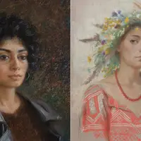 Женский портрет пастелью