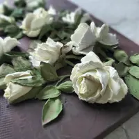 Скульптурная живопись: Розы. Цветы и бутоны