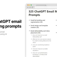 1325 запросов ChatGPT по email-маркетингу