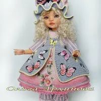 Наряд для куклы "Бабочка"