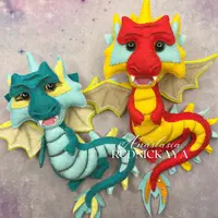 Дракон из фетра