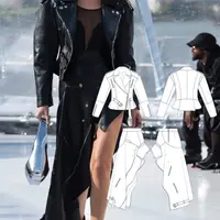 LaForme Club 0214+0614: Пошив юбки и куртки-косухи