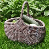 Плетение овальных и прямоугольных изделий, третья ступень обучения