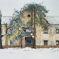 Дом под деревом