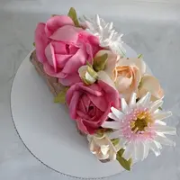 Рулеты. Декор и оформление цветами из крема и шоколада