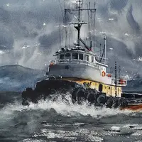 Выразительная акварельная живопись