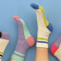 Вязаные от пятки носки Wimbledon