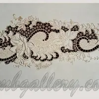 Дизайн машинной вышивки «Очарование» ришелье для маленьких пялец