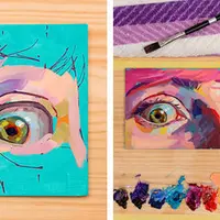 Рисование глаз маслом для ярких портретов