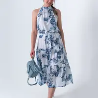 Ярусный сарафан с открытыми плечами