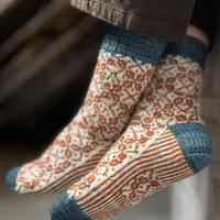 Жаккардовые носки спицами Zeitlose 3