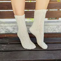 Ажурные носочки крючком