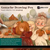 Gouache Drawing Pro for Procreate