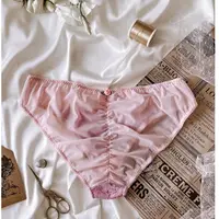 Марафон по трусикам со сборкой сзади. Размер 6XL