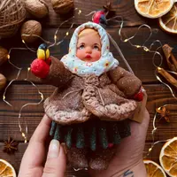 Ватная игрушка Светлана