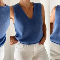 Базовый летний топ с V-горловиной Avani